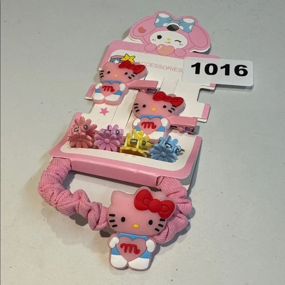 1016 Hello Kitty Hair Set